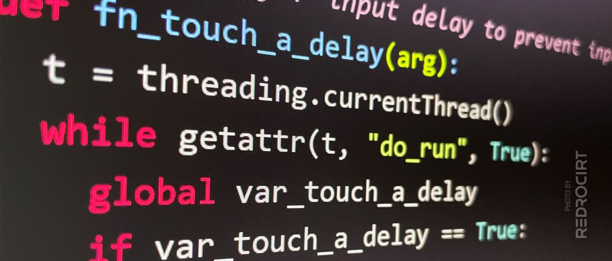 Python editor with code highlighting